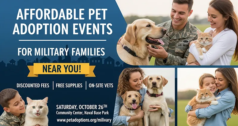 Affordable Pet Adoption Events for Military Families Near You