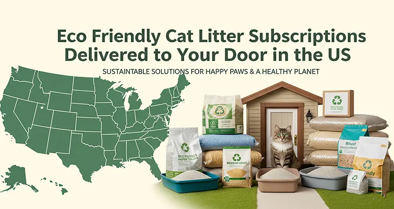Eco-Friendly Cat Litter Subscriptions Delivered to Your Door in the US