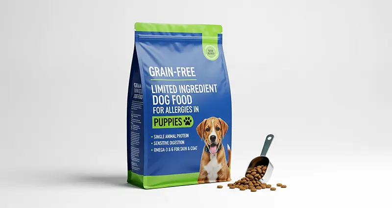 Grain-Free Limited Ingredient Dog Food for Allergies in Puppies