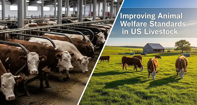 Improving Animal Welfare Standards in US Livestock