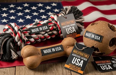 Indestructible Dog Toys Made in USA for Aggressive Chewers