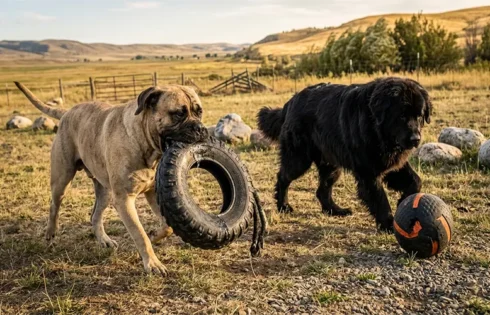 Heavy Duty Fetching Toys for Extra Large Dogs Over 100 lbs